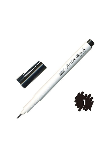 Marvy Artist Brush - Fırça Uçlu Kalem 1100 No:1 Black