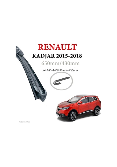 Renault Kadjar Silecek Takımı 2015-2018