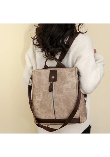 Çoklu Cepler Naylon Kadın Moda Sırt Çantaları Anti Hırsızlık Çok Renkli