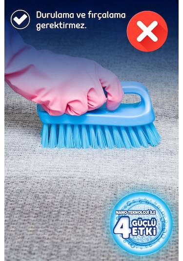 Fakir Nano Teknoloji ile Lavantalı Makine Halı ve Koltuk Şampuanı 1 L