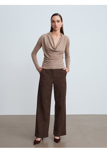 Dilvin 32595 Degaje Yaka Top-vizon M. Vizon M.