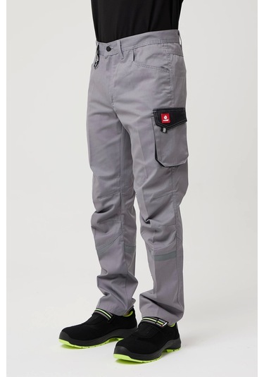 Alkanna Trousers - Fonksiyonel Ve Dayanıklı İş Pantolonu Gri-siyah Gri - Siyah