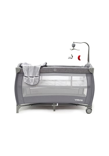 Sunny Baby Vegas Oyun Parkı Ve Yatağı 70x120 Cm 9162