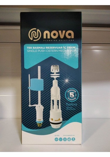 Nova Klozet İç Takım Basmalı Beyaz