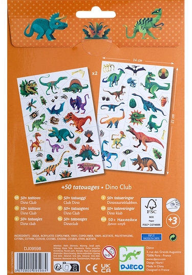 Djeco Dövme / Dino Club