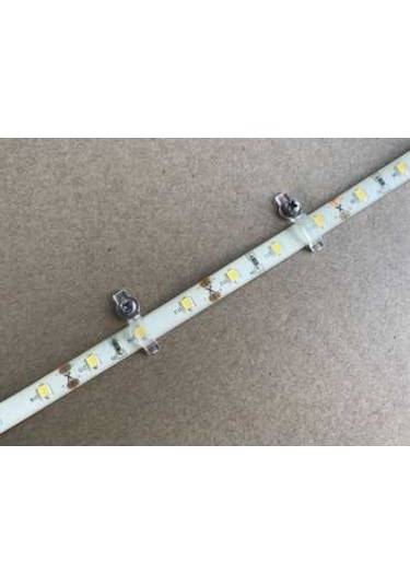 Şerit Led Sabitleme Aparatı 10Mm Ip65 (10 Adet) Vida Dahil