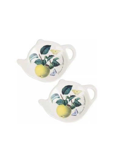 Dolomıte Çay Poşeti Stand Seti, 2 Adet "meyve Bahçesi" 176012387 Beyaz