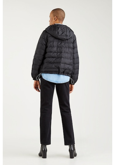 Levi's Edie Packable Jacket Cavi Siyah Kadın Ceket 000000000101978603 Siyah