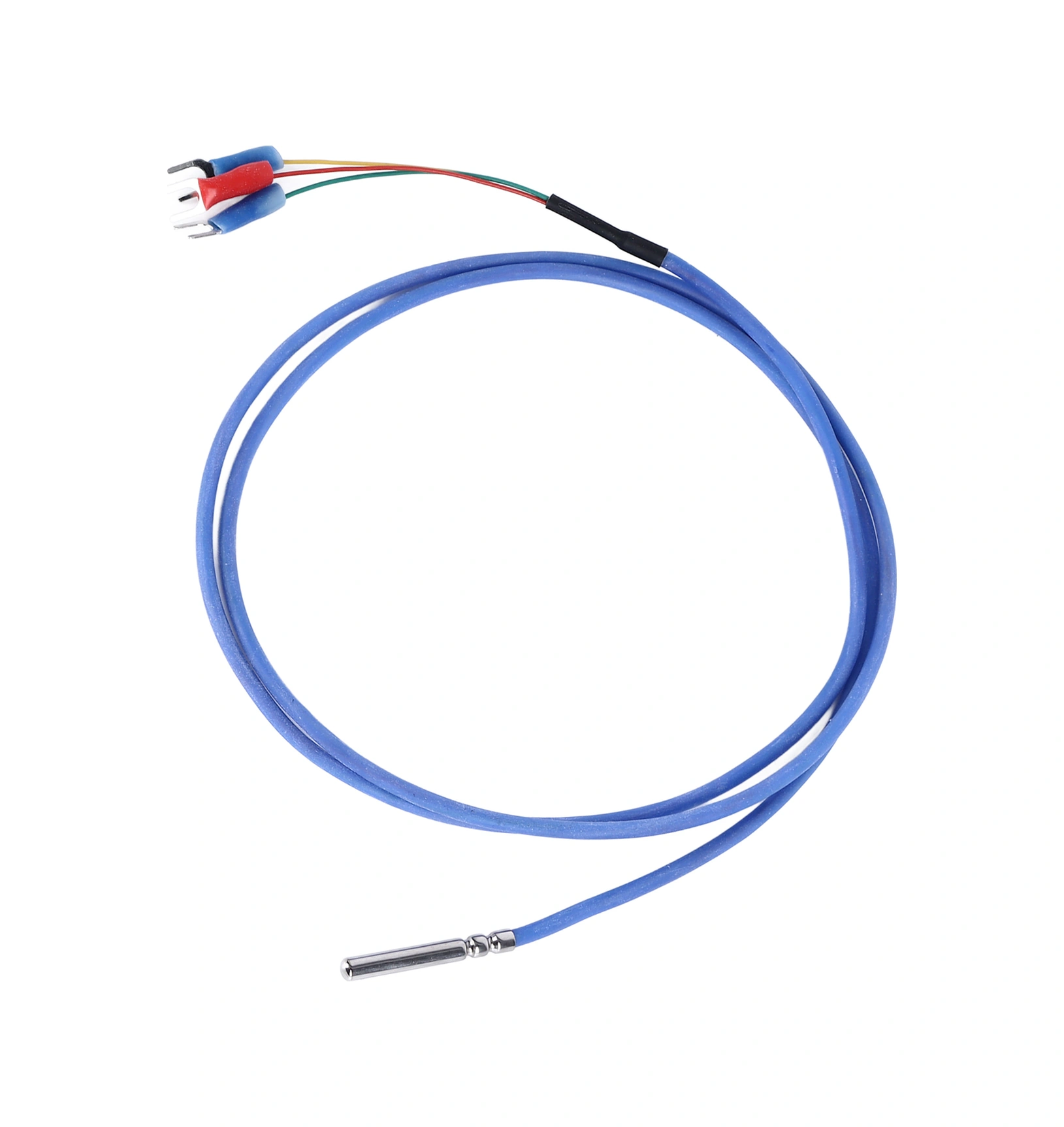 Yuntech01 Stainless Steel Suya Dayanıklı Pt100 Sıcaklık Sensörü -50 C/+350 C Aralığında Ölçüm, Ptfe Kaplı Tel Ve Y Şekilli Terminal İle