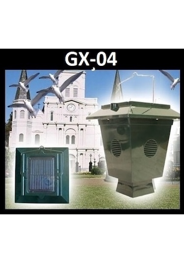 GX-04 Solar Enerjili ve Elektrikli Ultrasonik Kuş Kovucu