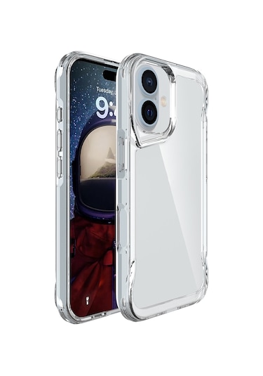 Apple Uyumlu iPhone 17 Kılıf Zore T-max Kapak Seffaf