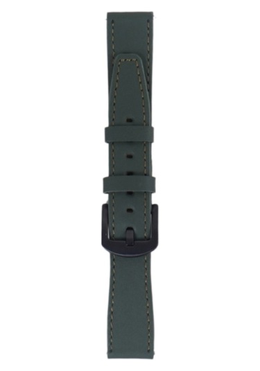 Fro Lw38-43 20 Mm Hakiki Deri Düz Haki Kordon Siyah Toka