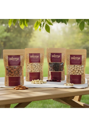 Doğa Piknik Paketi Çiğ Badem,çiğ Kaju,fındık,turna Yemişi Granola Hediye 500 G