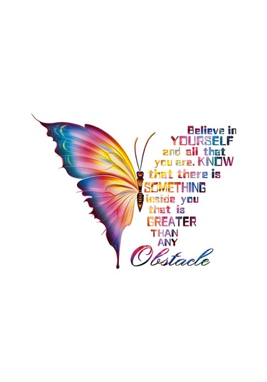 Büyük Renkli İlham Verici Duvar Çıkartmaları Alıntılar Vinil Kelebek Duvar Sanatı Çıkartmaları Motivasyonel Cümle Olumlu Açıklama Duvar Çıkartması Çok Renkli