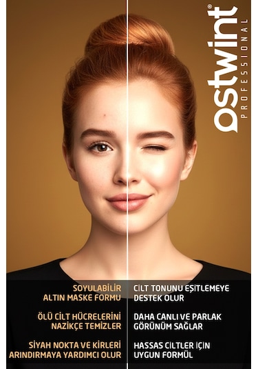 Ostwint Soyulabilir Altın Maske 150 ML