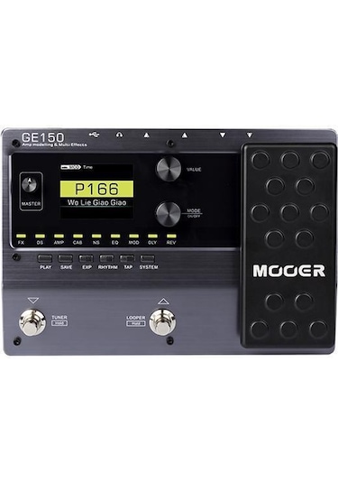 Mooer Ge150 Amfi Modelleme ve Multi Efekt Gitar Pedalı
