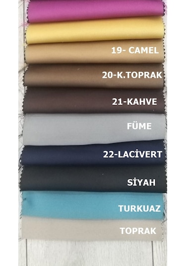 N11 Özel Fon Perde 1.Kalite %100 Karartma Fon Perde 25 Renk Turkuaz