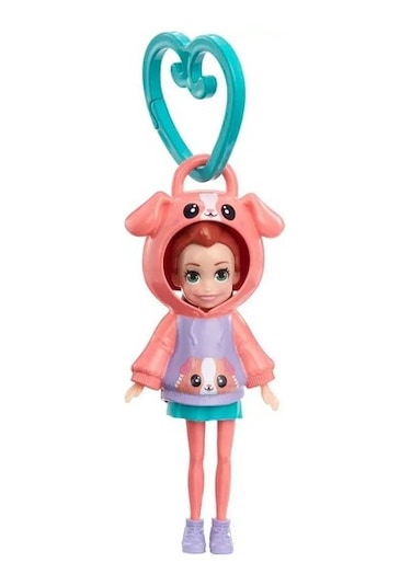 Polly Pocket Kapüşonlu Bebek -Köpek HKV98 HKW01 Lisanslı  Ürün