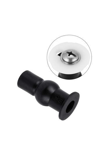 Sabitleme Elemanları Genişletilebilir Kauçuk Vida Tüm Tuvaletlere Uyar - Siyah - Diğer