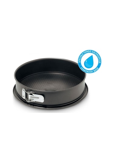 Guardini Gardenia 26cm Kelepçeli Düz Kek Kalıbı siyah