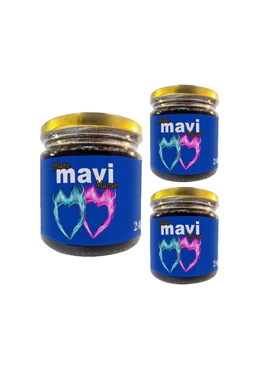 Efsanevi Mavi Macun Bay&bayan Çiftleriçin Özel 240 Gr 3 Adet