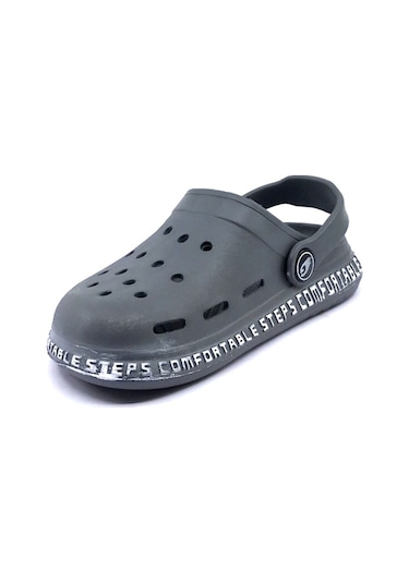 Gezer Eva 13139 Gri Erkek Çocuk Sandalet Terlik