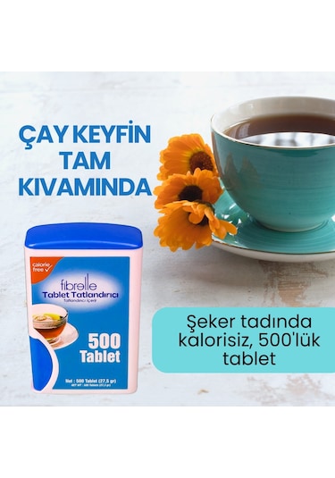 Fibrelle Sakarinli Tablet Tatlandırıcı 500'lü