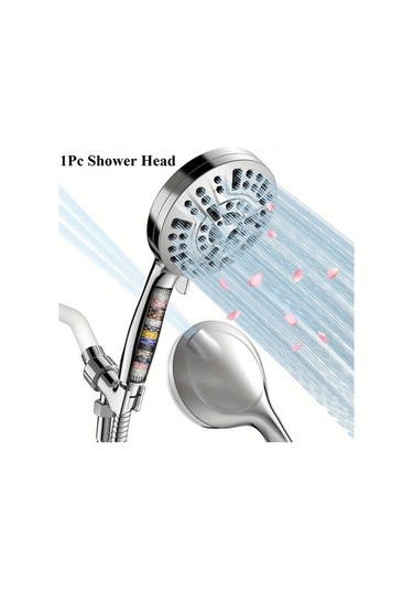Fastbuy Challenger Desenli 10 Ayarlı Yüksek Basınçlı Duş Başlığı, Spa Masaj Ve Yağmur Modu