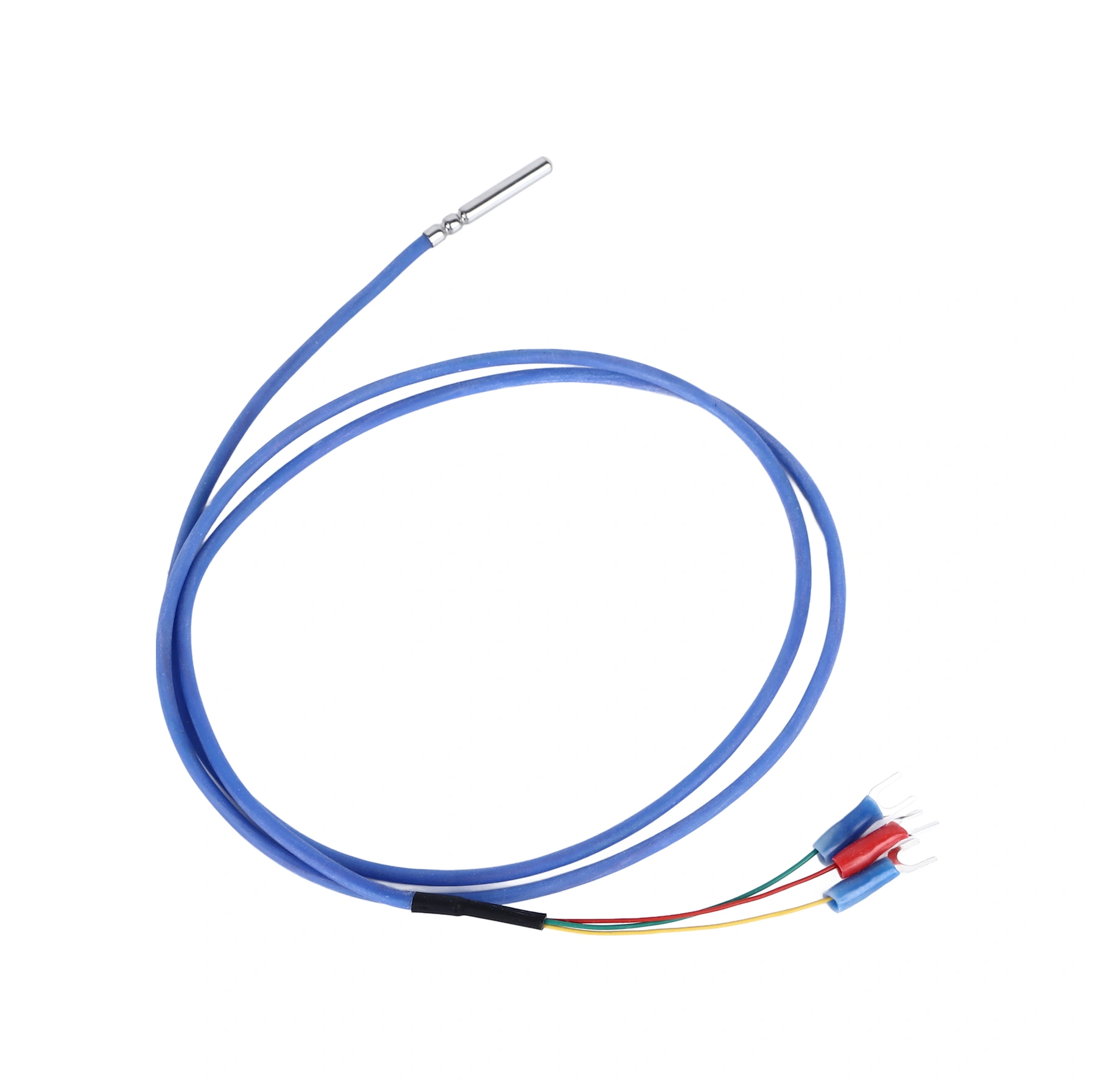 Yuntech01 Stainless Steel Suya Dayanıklı Pt100 Sıcaklık Sensörü -50 C/+350 C Aralığında Ölçüm, Ptfe Kaplı Tel Ve Y Şekilli Terminal İle