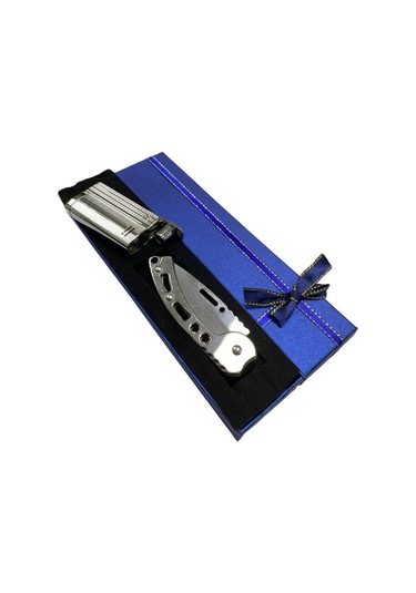 Benzinli Muhtar Model Çakmak Ve Çakı Kombini 709107