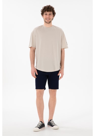 U.S. Polo Assn. Erkek Long Fit Bisiklet Yaka Taş Basic Tişört 50305988-VR049 U.S. Polo Assn. Erkek Long Fit Bisiklet Yaka Taş Basic Tişört 50305988-VR049