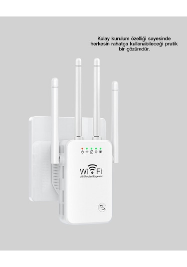 Flzdgnkr Yüksek Hızlı Parazit Önleyici Wifi Repeater Router