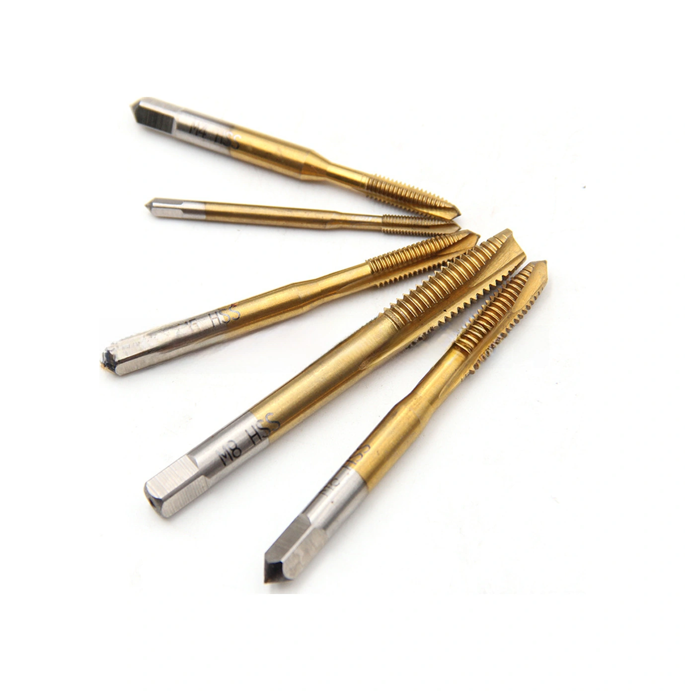 Mufunye M3-m12 Boyutları Hss Matkap Ucu Somun Delici Seti - 7 Parça Delik İçi Vida Kesici, Hızlı Ve Hassas Tapping İşlemleri