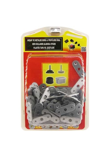 M8 Pasolu 2 Delikli Bağlantı Sacı