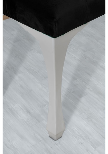 Siyah Chester Model Babyface Kumaş Bench&koltuk&tabure&pofuduk Yatak Odası Takımı Ucu&önü Puff