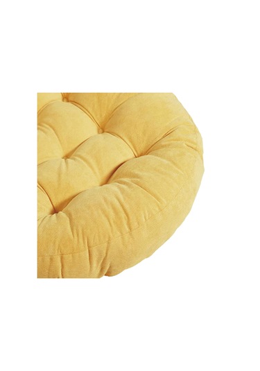 Suntek Büyük Koltuk Minderi 55cmx55cm Ofis Koltuğu Sarı Için