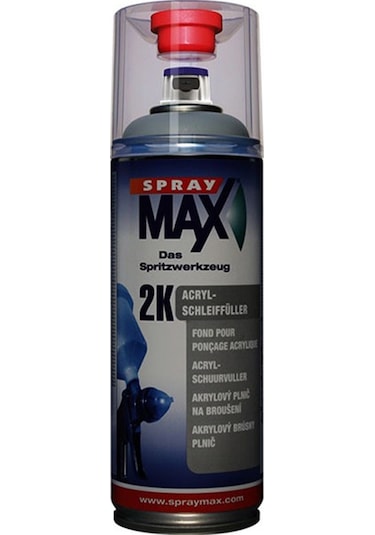 Spraymax 680036 2k Acrylic Filler Dolgu Astarı 400 Ml