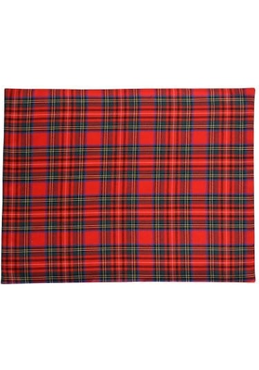 Amerikan Servis Kırmızı Ekose 2'li Set Diğer