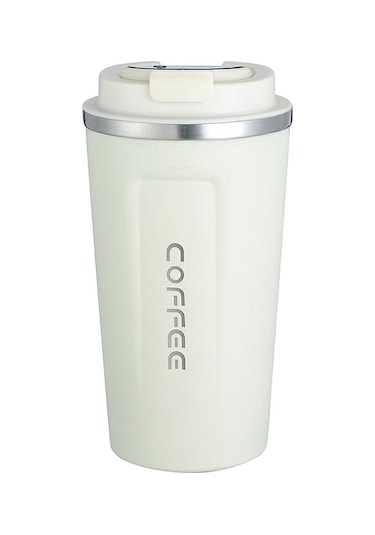 Padalink Akıllı Sıcaklık Gösteren 304 Çelik Termos Bardak - Dokunmatik Ekranlı, Çift Katlı Vakumlu, Araç Ve Seyahat İçin Uygun, Beyaz 510ml Siyah