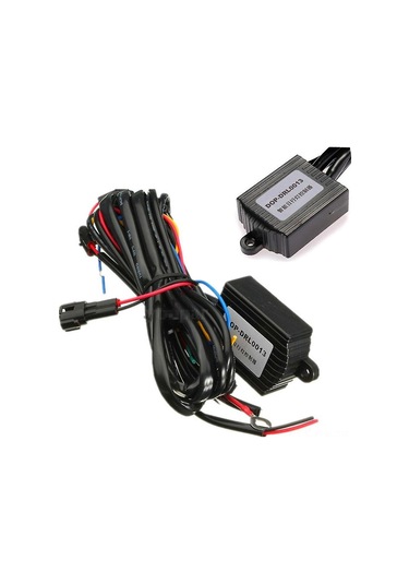 Geeroyoo 12v Dc Otomatik Gündüz Farı Kontrolörü, Gecikmeli Açma Ve Kısma Fonksiyonlu, 1.5m Kablo Uzunluğu