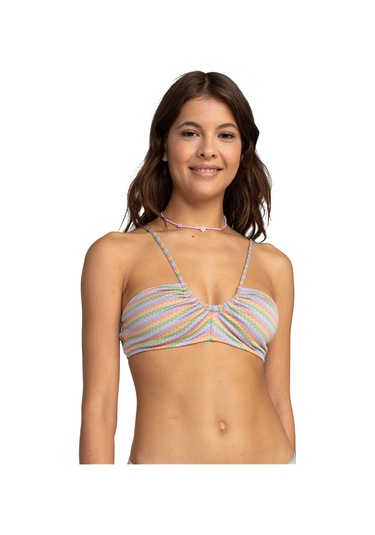 Roxy Wavy Strıpe Fashıon Bralette Xnbm Çok Renkli