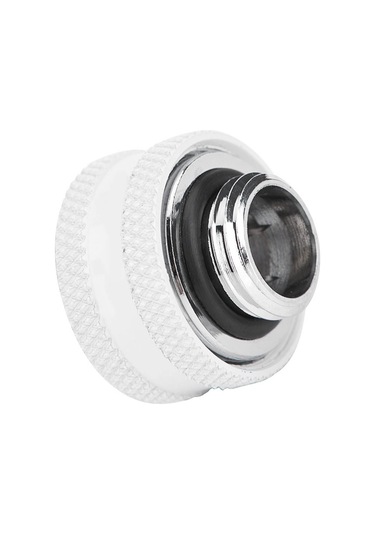 Kangvka Bilgisayar Su Soğutma Katı Boru Hızlı Bağlayıcı 16mm Çap , Bakır Malzeme, Üç Katlı Dichtaj, Ygkn-c16mm Modeli Beyaz, 4 Adet