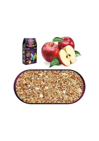 Eurogold  Deluxe Blend Gerçek Elmalı Premium Muhabbet  Yemi 1 Kg