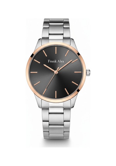 Frank Alex Erkek Kol Saati Altın Ve Gümüş Renk, Siyah Kadran - Fa11965m.04, 2 Yıl Garantili Altın - Gümüş Frank Alex Erkek Kol Saati Altın Ve Gümüş Renk, Siyah Kadran - Fa11965m.04, 2 Yıl Garantili Altın - Gümüş
