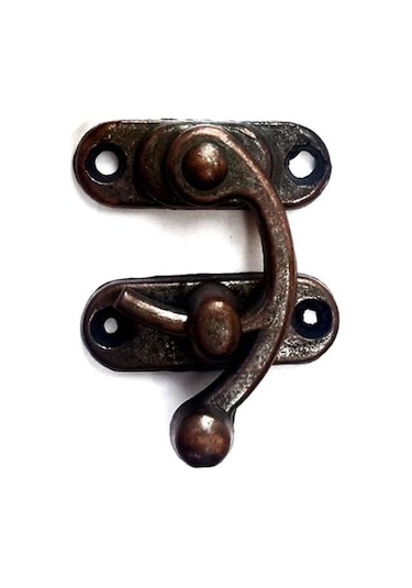 Yay Gözü, Ahşap Kutu Klipsi - Küçük 28x33 Mm, Antik, 100 Adet Çok Renkli