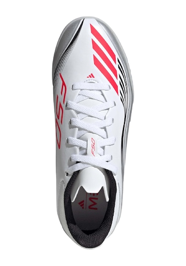 Adidas F50 Messi League Çocuk Beyaz Halı Saha Ayakkabısı Jp7456 Beyaz