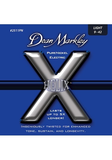 Dean Markley Helix Pure Nickel Light - Lt Takım Tel Elektro Gitar