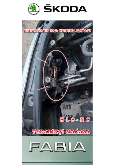 Skoda Fabia Ön Far Kapağı 1 Adet 1