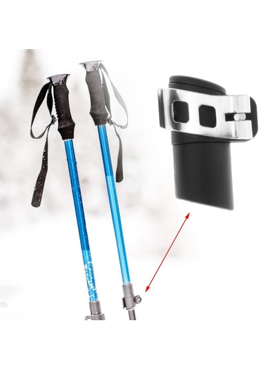 Homyl Yürüyüş Direği Kilidi Hızlı Kilit Gümüş-toka-18mm Gümüş Toka 18mm Gümüş