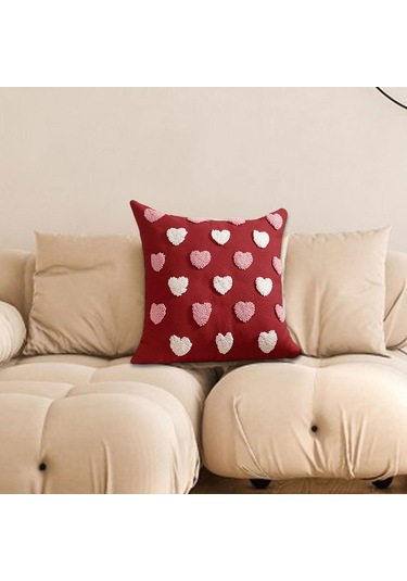 Suntek Nakışlı Yastık Kılıfı Kanepe Oturma Odası Yatak Ev Stil D
